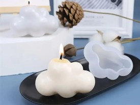 Molde silicona nube 3D grande